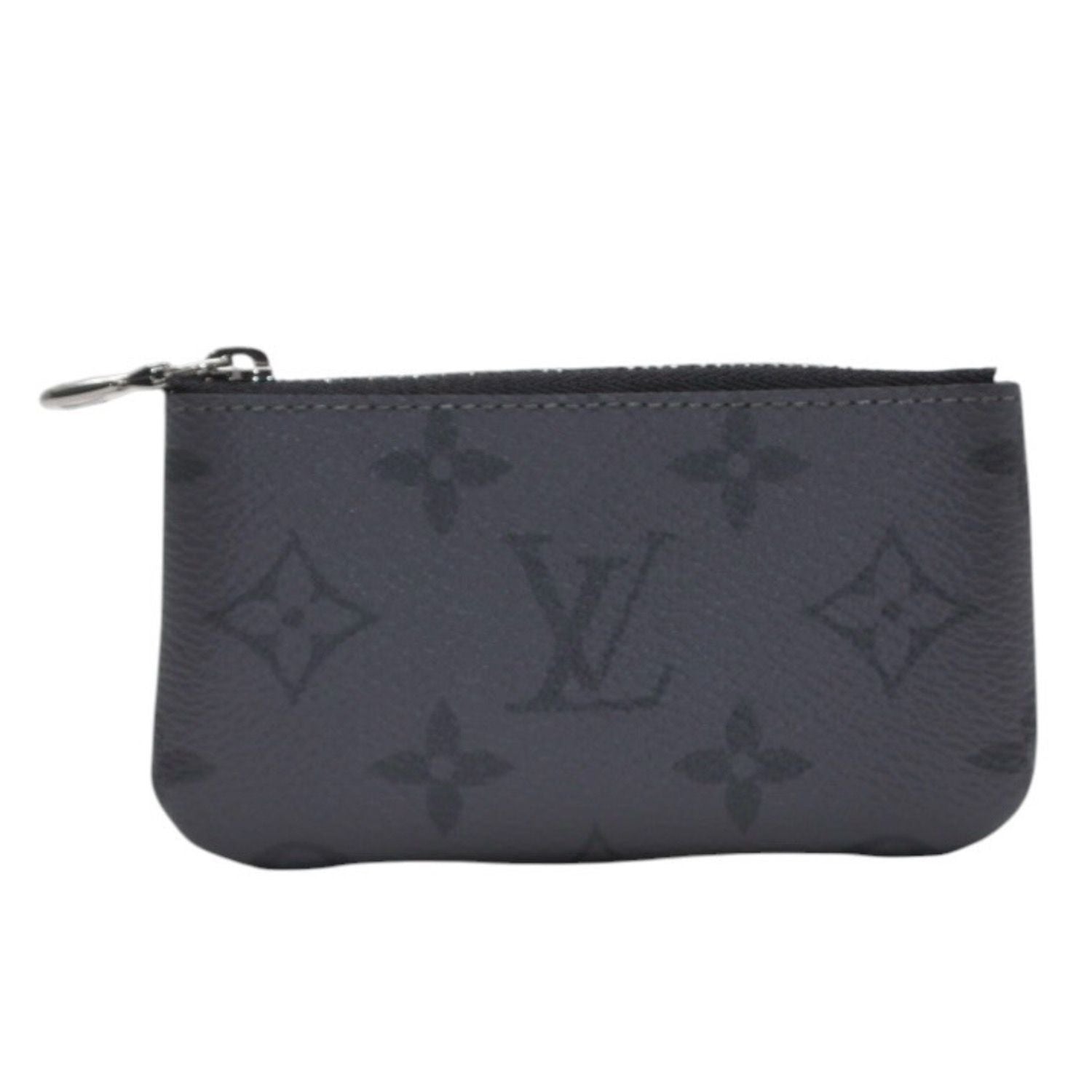 Louis Vuitton Pochette Cles Coin Purse Monogram Eclipse Black — view 2