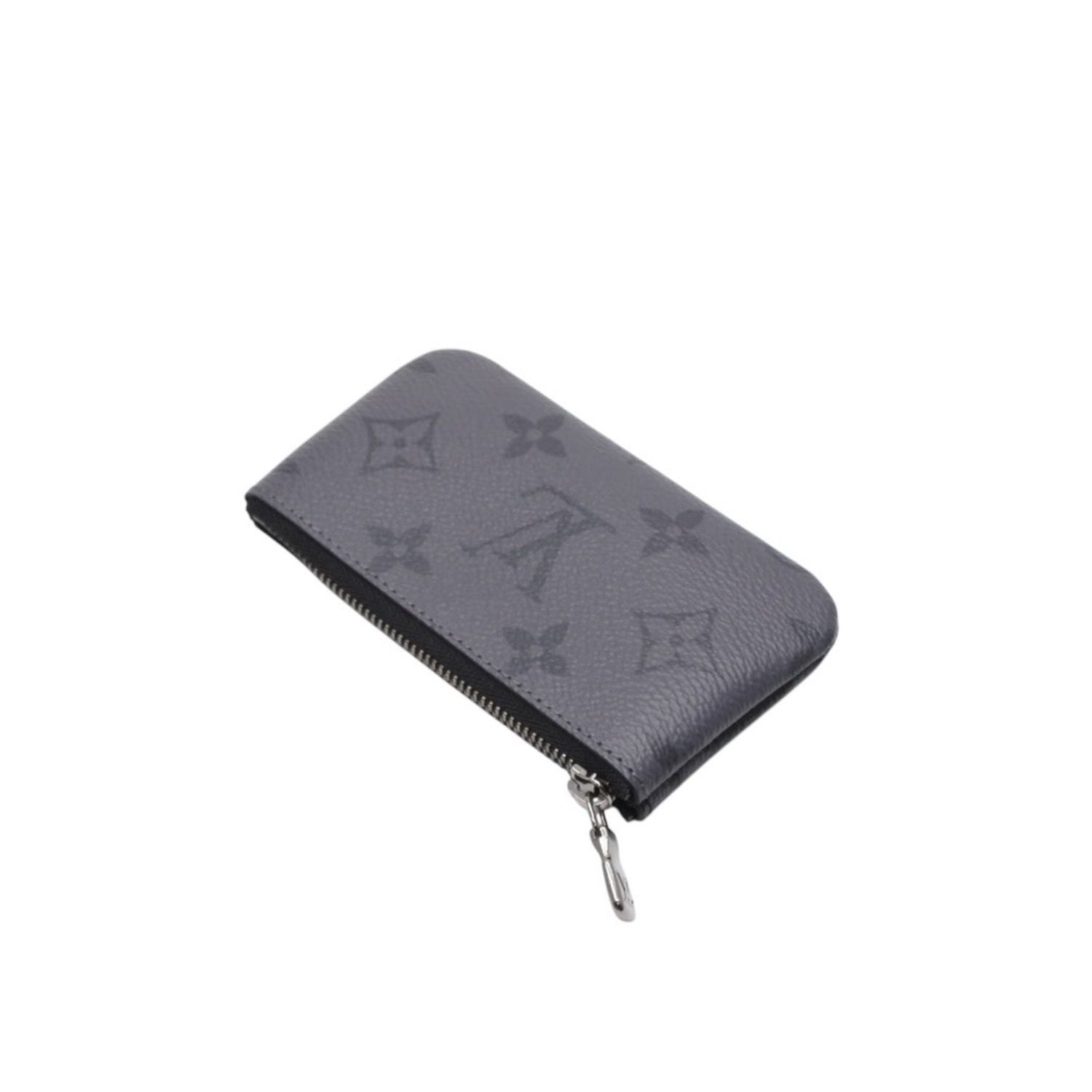 Louis Vuitton Pochette Cles Coin Purse Monogram Eclipse Black — view 6