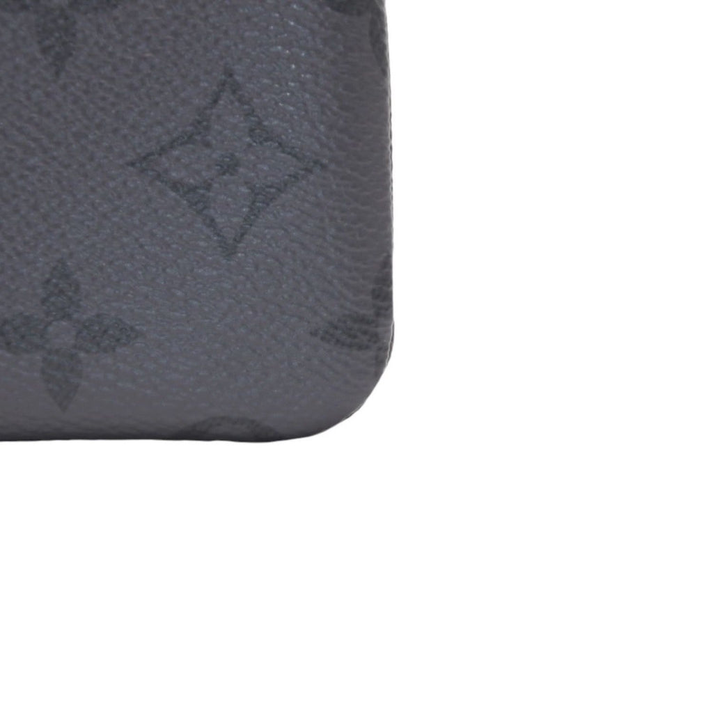 Louis Vuitton Pochette Cles Coin Purse Monogram Eclipse Black — view 8