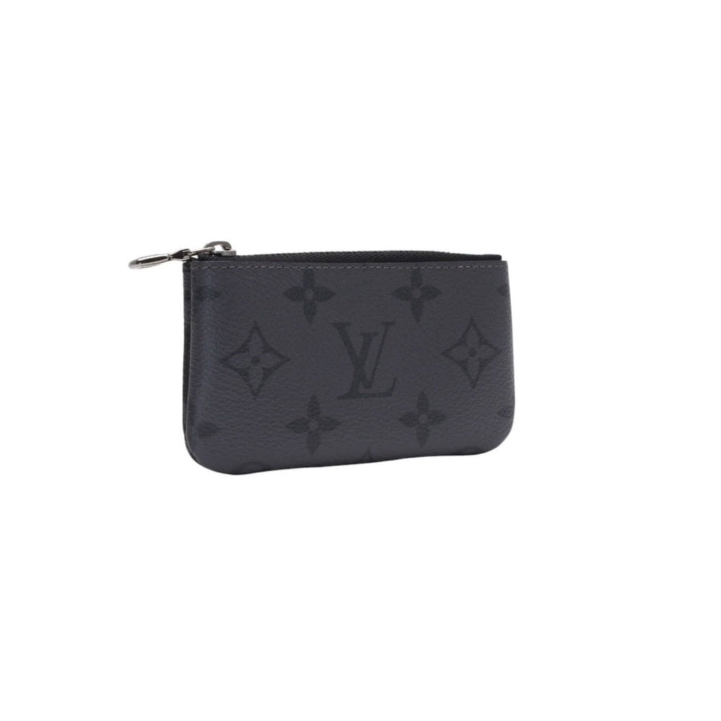 Louis Vuitton Pochette Cles Coin Purse Monogram Eclipse Black — view 4
