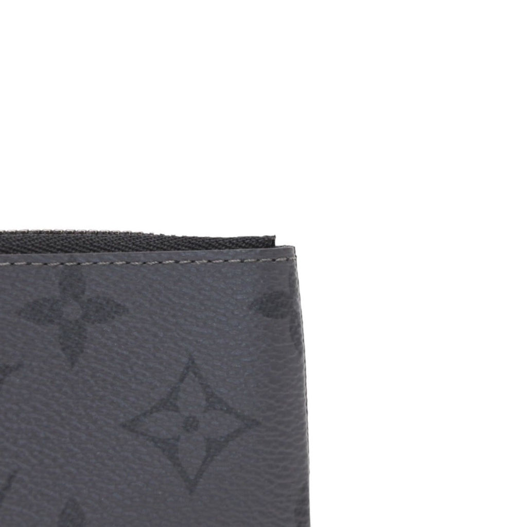 Louis Vuitton Pochette Cles Coin Purse Monogram Eclipse Black — view 7