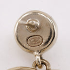 Chanel Logo CC Gold Plated Faux Pearl Earrings — view 6