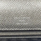 Louis Vuitton Clutch Belair Ardoise Taiga Second Silver — view 5