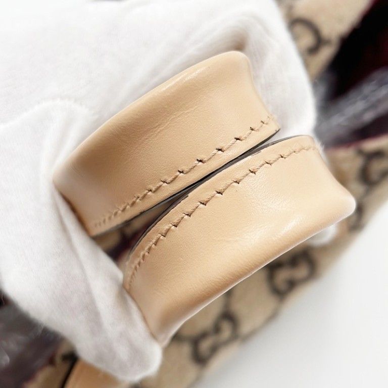 Gucci Handbag Beige Wool Leather — view 7