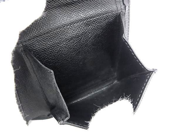 Louis Vuitton Bifold Wallet Epi Porte Billets Cult Cles Monet Black Leather — view 5