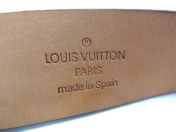 Louis Vuitton Belt Damier Ceinture Carre Ebene Leather — view 4