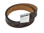Louis Vuitton Belt Damier Ceinture Carre Ebene Leather