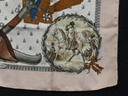 Hermes Scarf Carre 90 Pink Multicolor Silk 100% Napoleon Large — view 3
