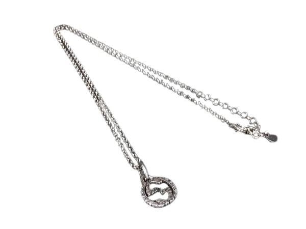 Gucci Necklace Interlocking Silver