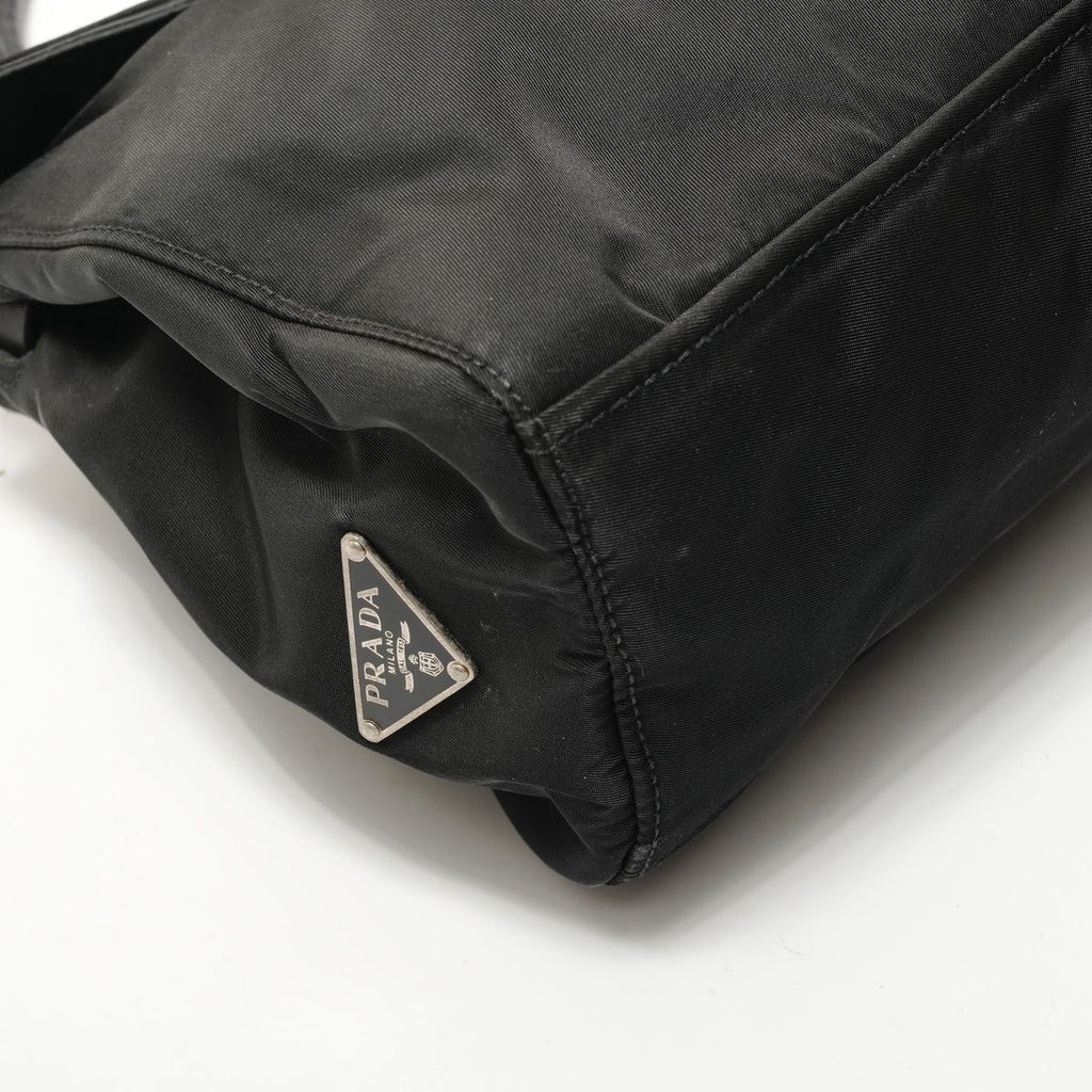 Prada Shoulder Bag Nylon Triangle Logo — view 5