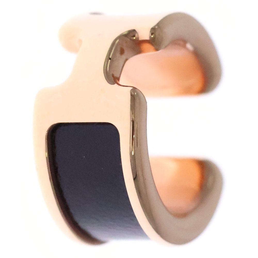 Hermes Olympe PM Ring Black Gold Earring