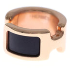 Hermes Olympe PM Ring Black Gold Earring — view 3