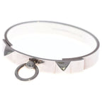 Hermes Collier de Chien Bangle Bracelet Silver