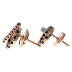 Hermes Finesse Black Spinel Earrings 18k PG Pink Gold — view 4