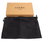 Loewe Anagram Wallet Zip Around Card Case Yellow Leather Silver — view 6