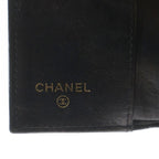 Chanel Quilted Compact Wallet Trifold Coin Case Black Lambskin Gold — view 6