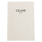 Celine Triomphe Small Flap Wallet Trifold Beige Calfskin Gold — view 6