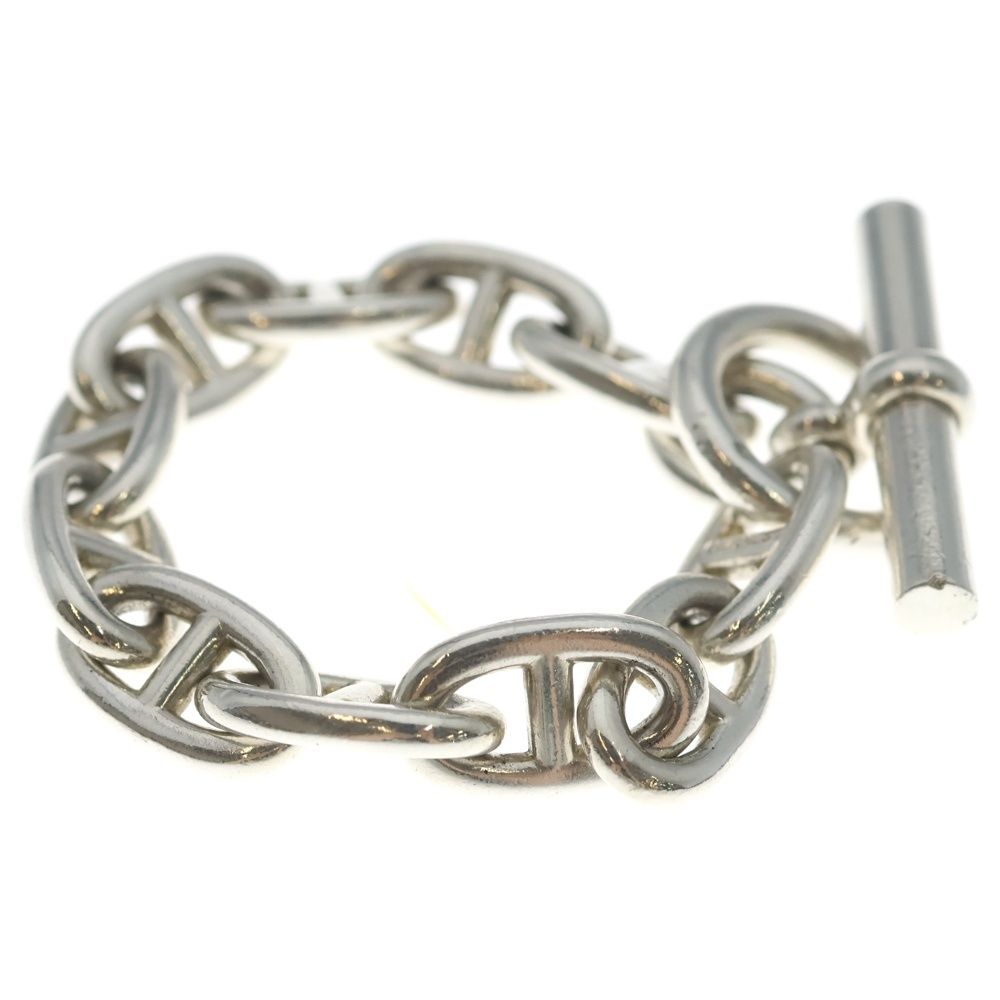 Hermes Chaine D'ancre Chain Bracelet TGM 11 Pieces Silver — view 3