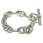 Hermes Chaine D'ancre Chain Bracelet TGM 11 Pieces Silver — view 3