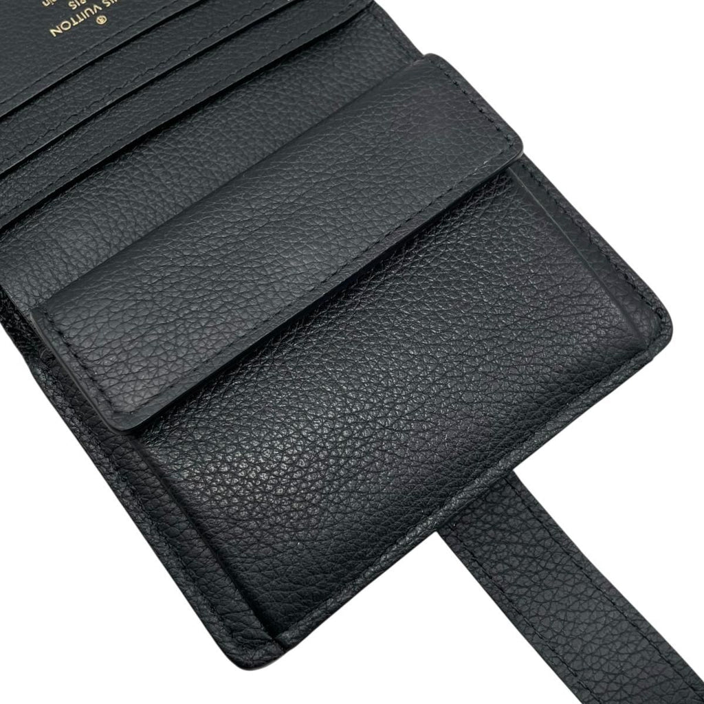 Louis Vuitton Bifold Wallet Portefeuille Louuki Compact Cowhide Leather Padlock — view 8