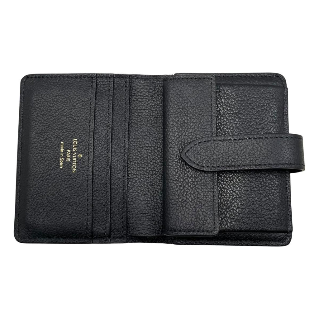 Louis Vuitton Bifold Wallet Portefeuille Louuki Compact Cowhide Leather Padlock — view 6