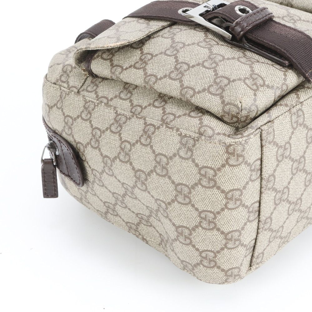 Gucci GG Supreme Leather Tote Shoulder Hand Brown — view 6
