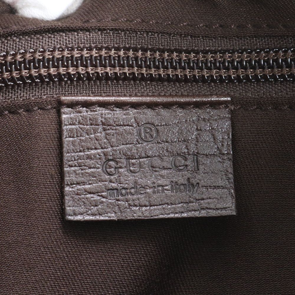 Gucci GG Supreme Leather Tote Shoulder Hand Brown — view 8
