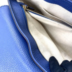 Gucci Soho Leather Blue Chain Shoulder Bag Silver — view 7