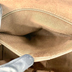 Gucci New Brit GG Canvas Leather Khaki Beige Brown Tote Gold — view 5