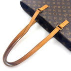 Louis Vuitton Monogram Leather Brown Tote Gold — view 5