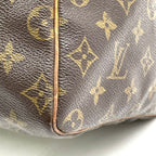 Louis Vuitton Speedy 40 Monogram Leather Brown Handbag Gold — view 7