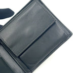 Bottega Veneta Bifold Leather Black Wallet Silver — view 9