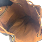 Celine Macadam Pattern Brown Backpack Gold — view 3