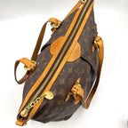 Louis Vuitton Palermo GM Monogram Leather Brown Shoulder Bag Gold — view 8
