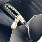 Louis Vuitton Zippy Wallet Horizontal Monogram Eclipse Black Silver — view 8