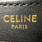 Celine C Charm Calf Black Shoulder Bag Gold — view 4