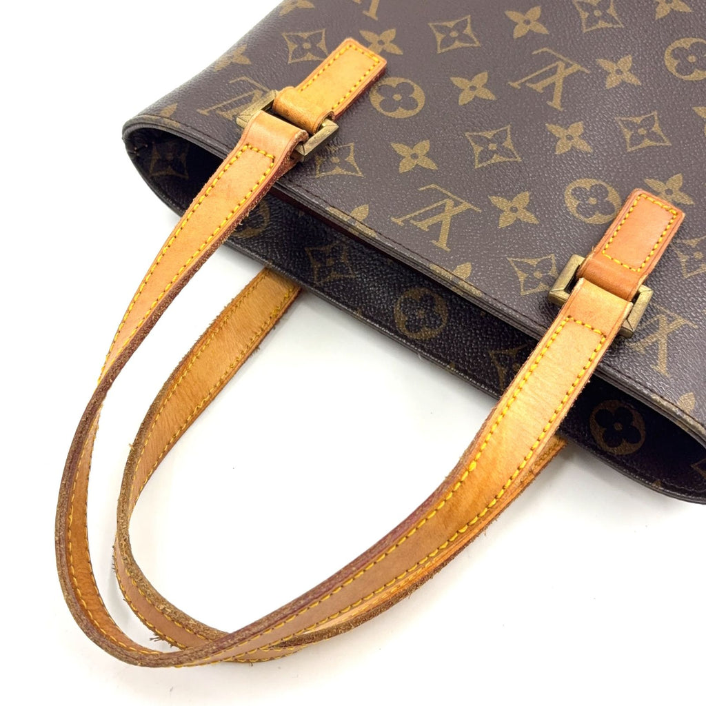 Louis Vuitton Vavin PM Monogram Leather Brown Handbag Gold — view 6