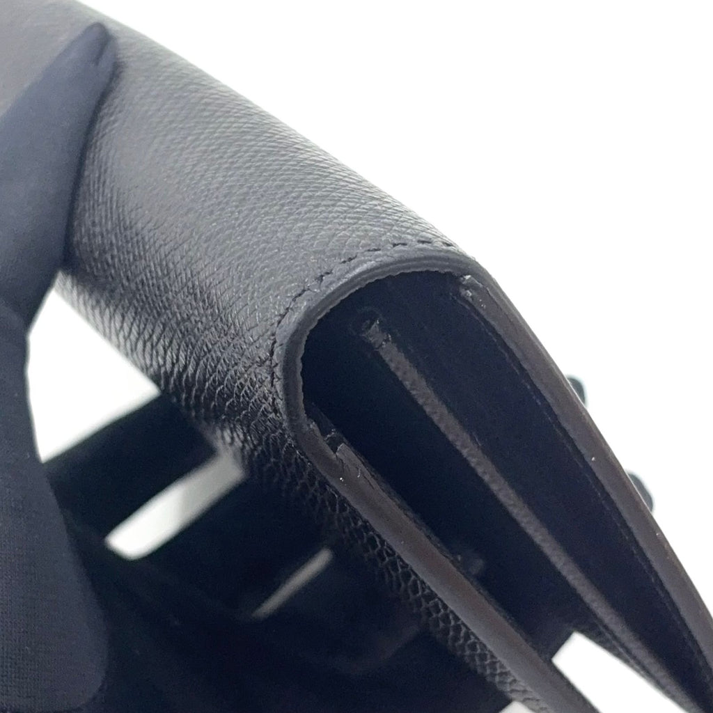 Louis Vuitton Portefeuille Brazza Taiga Leather Black Bifold Wallet Silver — view 5