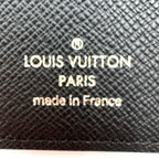 Louis Vuitton Portefeuille Brazza Taiga Leather Black Bifold Wallet Silver — view 4