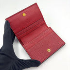 Gucci Ophidia GG Flora Supreme Bifold Leather Multicolor Red Wallet Gold — view 3