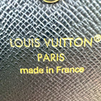 Louis Vuitton Portefeuille Emily Monogram Reverse Brown Wallet Gold — view 4