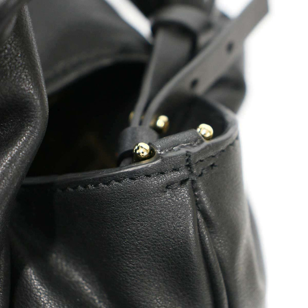 Fendi Spy Small Leather Shoulder Bag Black — view 8