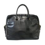 Saint Laurent Paris 2-Way Leather Business Bag Black