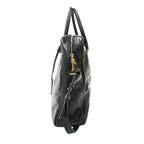 Saint Laurent Paris 2-Way Leather Business Bag Black — view 3