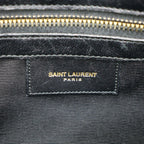 Saint Laurent Paris 2-Way Leather Business Bag Black — view 5