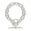 Hermes Chaine D'ancre TGM Silver Bracelet