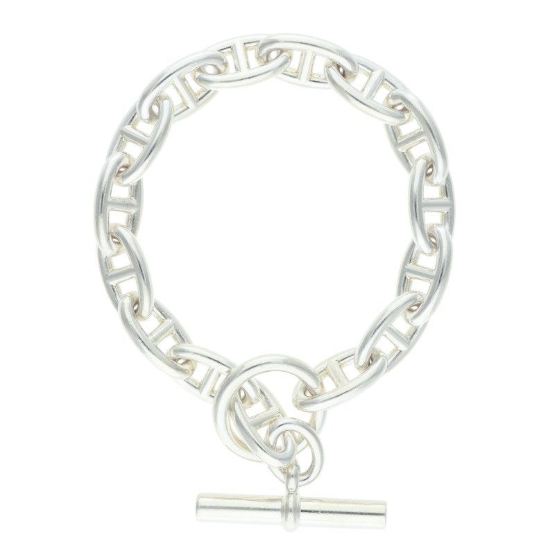 Hermes Chaine D'ancre GM Silver Bracelet