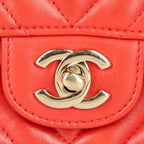 Chanel Blanc Lambskin Chain Shoulder Bag — view 5