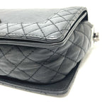 Chanel Shoulder Bag CC Logo Calfskin Black — view 6