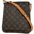 Louis Vuitton Musette Salsa Short Shoulder Bag Monogram Brown